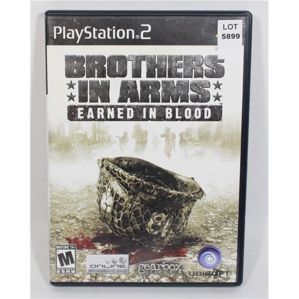 PLAYSTATION 2 BROTHERS IN ARMS EARNED IN BLOOD