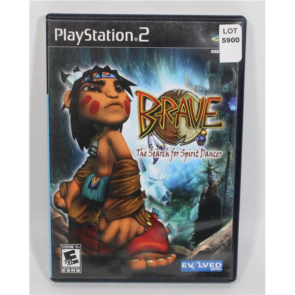 PLAYSTATION 2 BRAVE THE SEARCH FOR SPIRIT DANCER