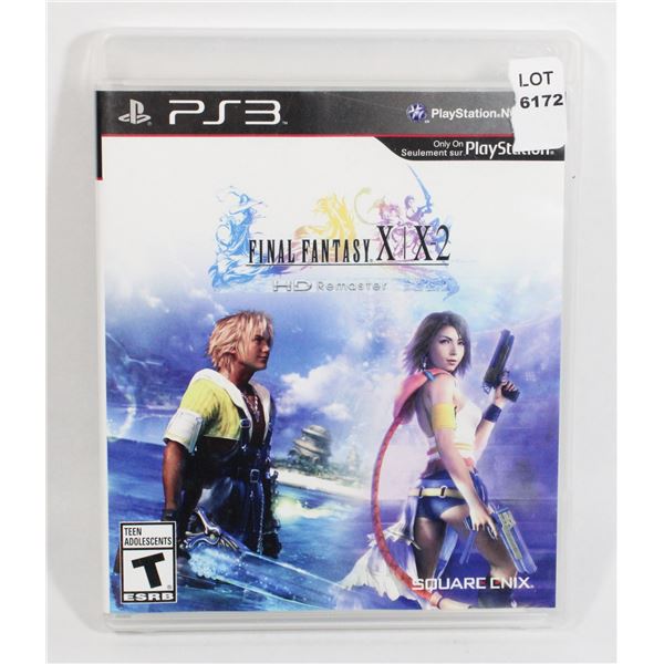 PLAYSTATION 3 FINAL FANTASY X/ X2 REMASTER GAME