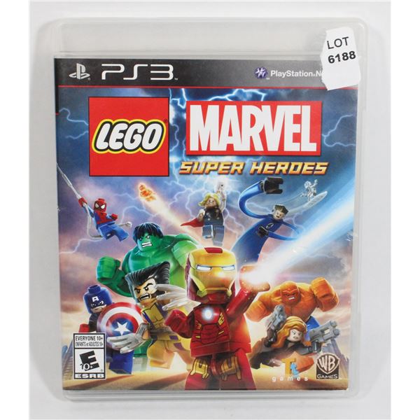 PLAYSTATION 3 LEGO MARVEL SUPER HEROES GAME