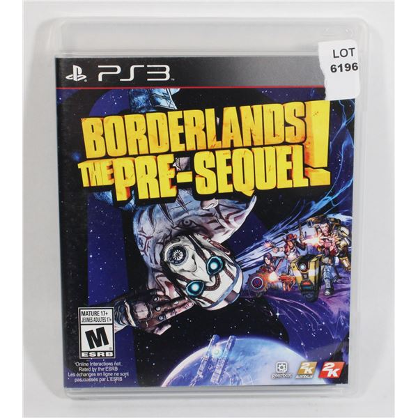 PLAYSTATION 3 BORDERLANDS THE PRE-SEQUEL