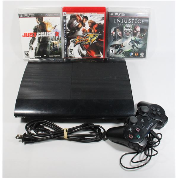 PS3 PLAYSTATION 3 CECH-4001B 250GB SUPER SLIM