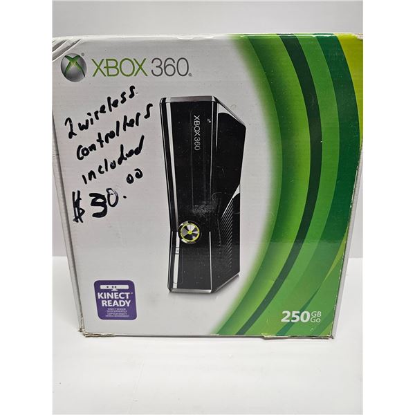 XBOX 360 CONSOLE 250GB WITH BOX