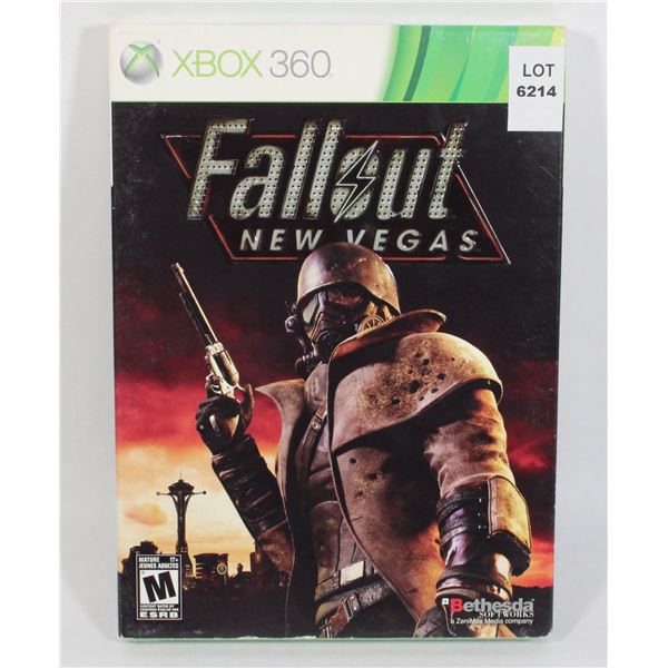 XBOX 360 FALLOUT NEW VEGAS NEW SEALED SLIPCOVER