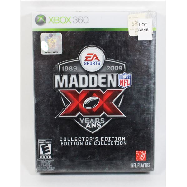 XBOX 360 1989-2009 NFL MADDEN COLLECTORS