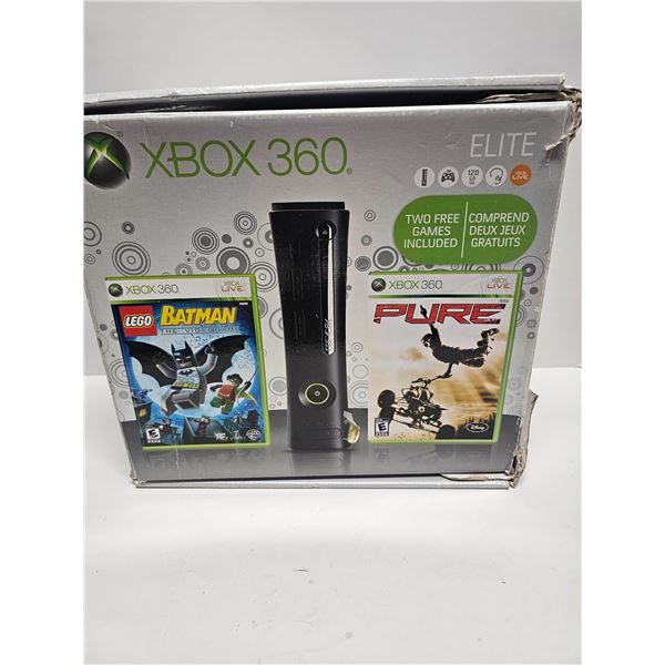 XBOX 360 ELITE SYSTEM IN BOX