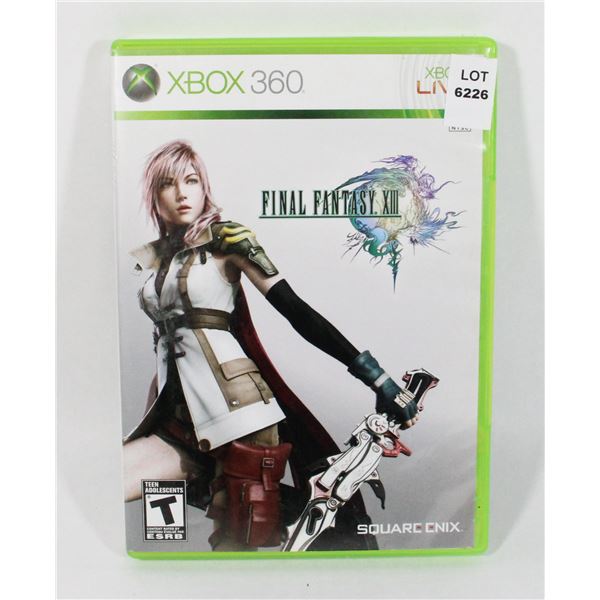 XBOX 360 FINAL FANTASY XIII