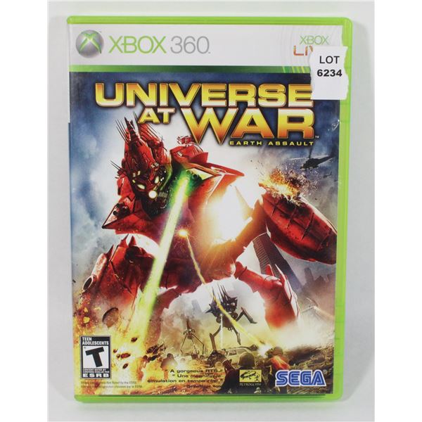 XBOX 360 UNIVERSE AT WAR EARTH ASSAULT