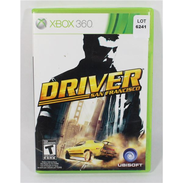 XBOX 360 DRIVER SAN FRANCISCO