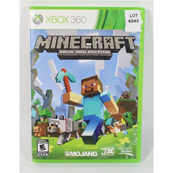 XBOX 360 MINECRAFT