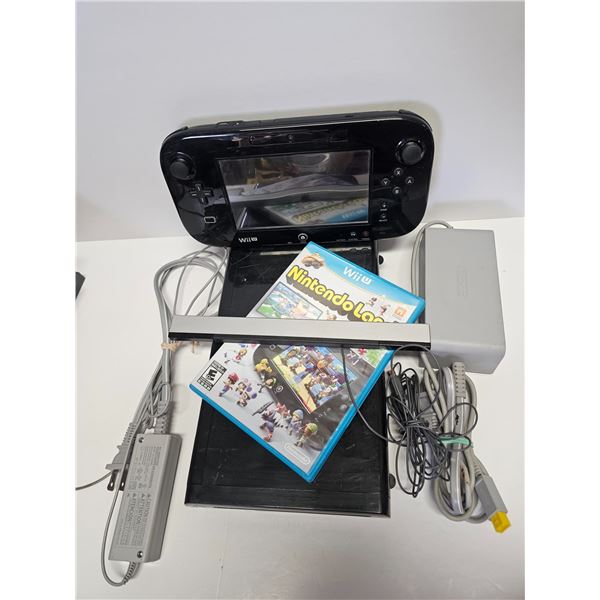 NINTENDO WII U BLACK CONSOLE BUNDLE 32GB