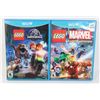 Image 1 : NINTENDO WII U LEGO MARVEL HEROS/JURASSIC WORLD