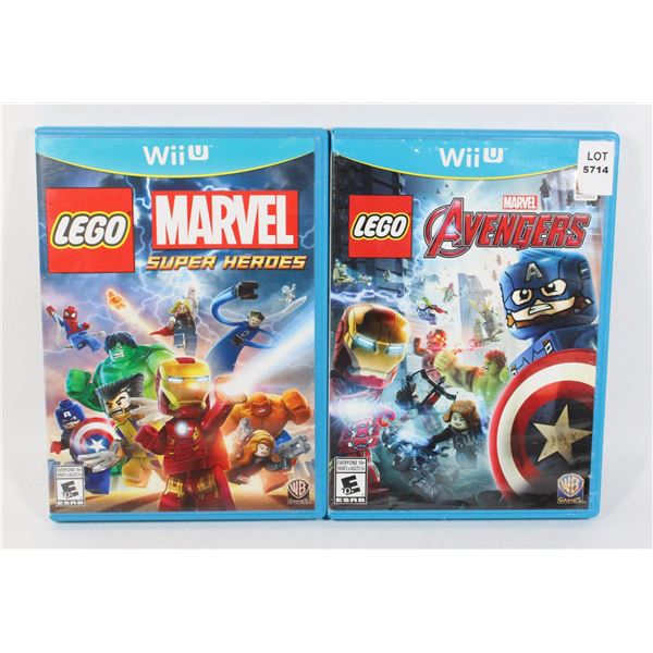 NINTENDO WII U LEGO MARVEL AVENGERS/ SUPER HEROS