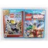 Image 1 : NINTENDO WII U LEGO MARVEL SUPER HEROS +CITY CASE AND LEGO MOVIE GAME