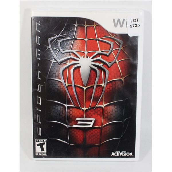NINTENDO WII SPIDERMAN 3