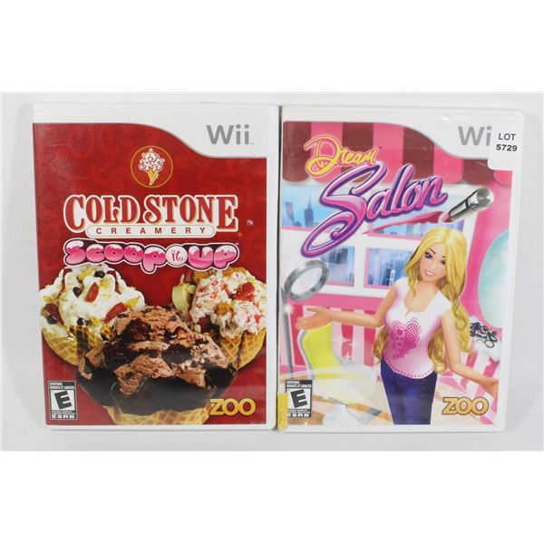 NINTENDO WII DREAM SALON/ SCOOP IT UP