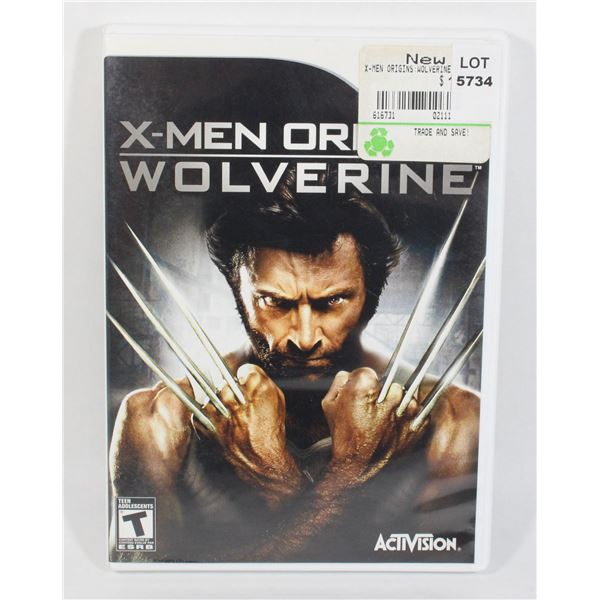 NINTENDO WII XMEN ORIGINS WOLVERINE
