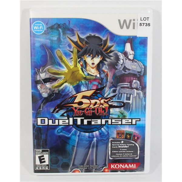 NINTENDO WII YU-GI-OH 5D'S DUEL TRANSER