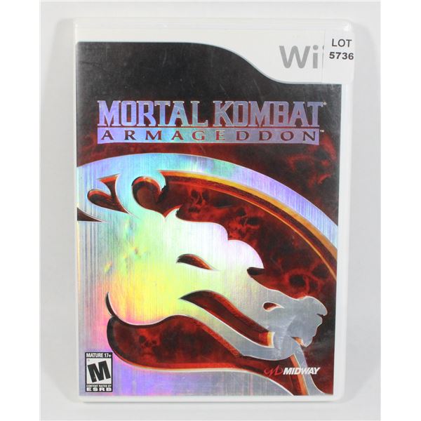 NINTENDO WII MORTAL KOMBAT ARMAGEDDON