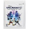 Image 1 : NINTENDO WII SEALED DISNEY EPIC MICKEY POWER OF 2