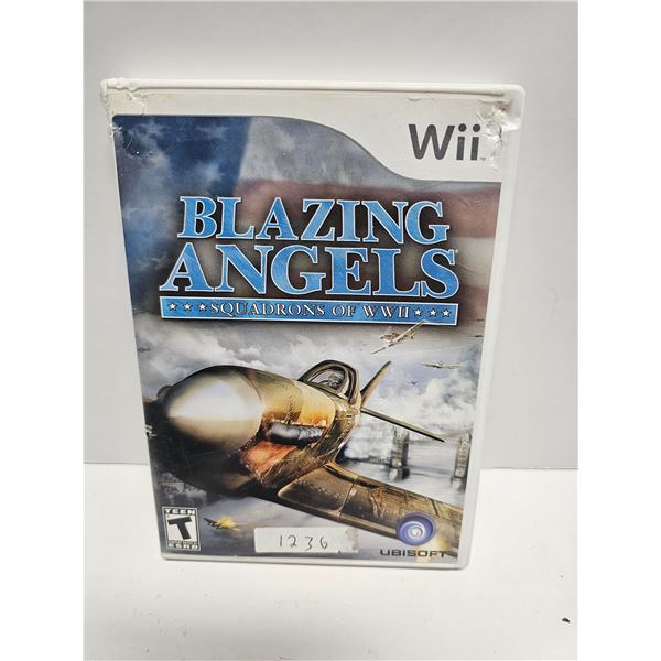 NINTENDO WII BLAZING ANGELS SQUADRONS OF WW2