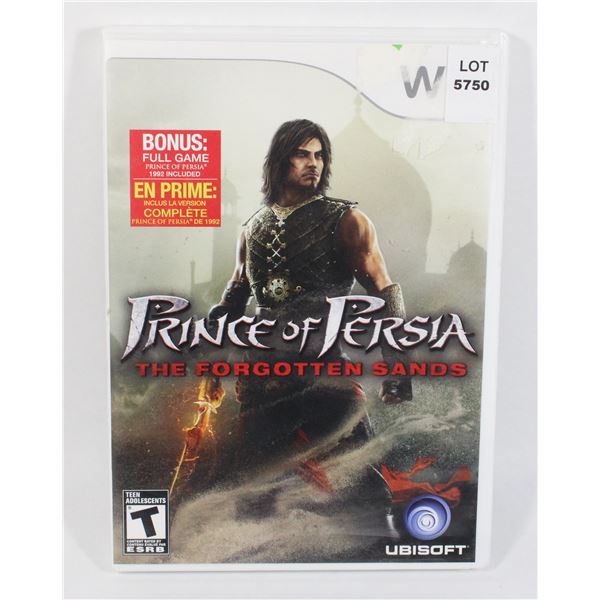 NINTENDO WII PRINCE OF PERSIA FORGOTTEN SANDS