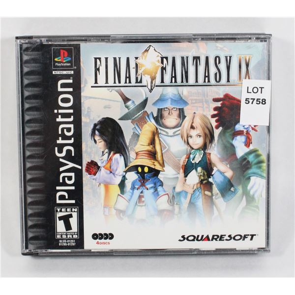 PS1 PLAYSTATION FINAL FANTASY IX 9 BLACKLABEL SEXY