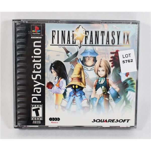 PS1 PLAYSTATION FINAL FANTASY IX 9 BLACK LABEL