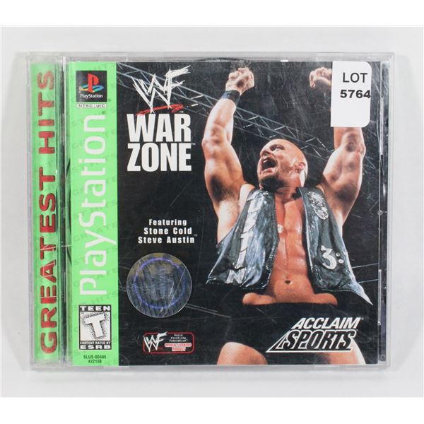 PS1 PLAYSTATION WWF WAR ZONE