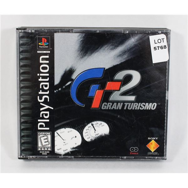 PS1 PLAYSTATION GRAN TURISMO G2 BLACK LABEL