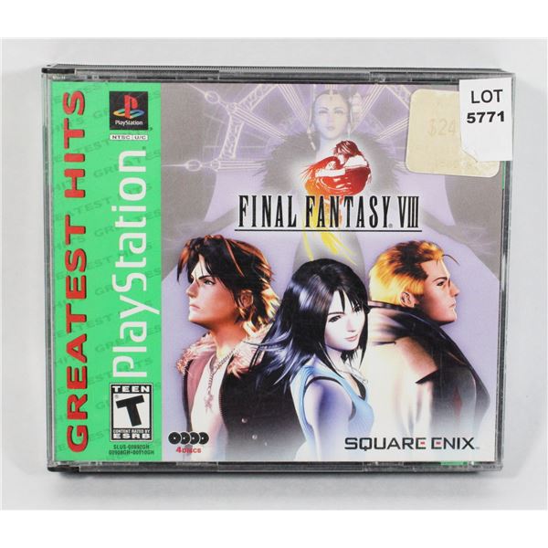PS1 PLAYSTATION FINAL FANTASY VIII 8