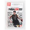 Image 1 : NINTENDO SWITCH NBA 2K19 GAME IN CASE