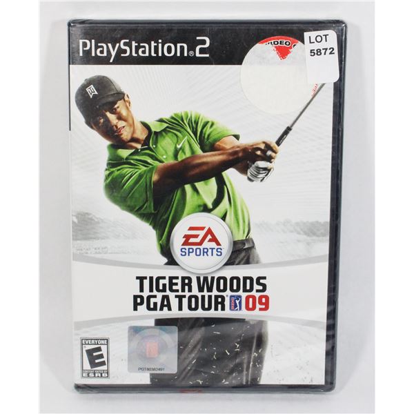 PLAYSTATION 2 *NEW, SEALED TIGER WOODS PGA TOUR 09