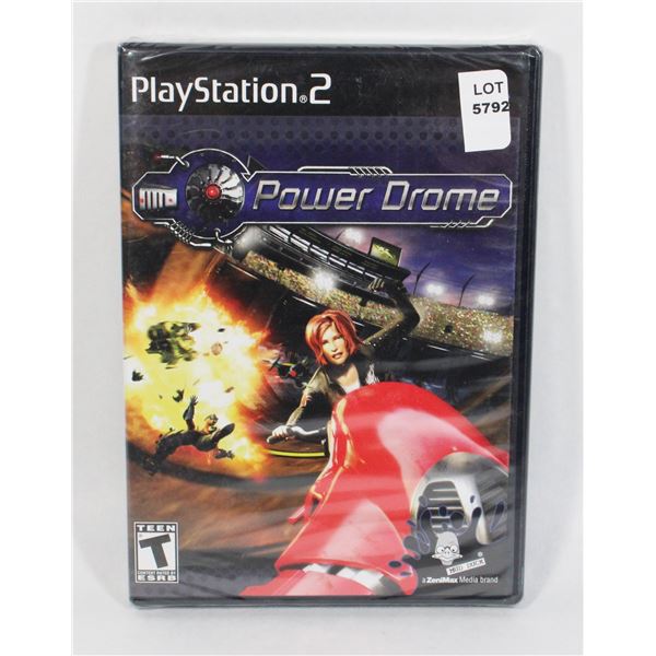 PLAYSTATION 2 *NEW, SEALED. POWER DROME PS2 GAME