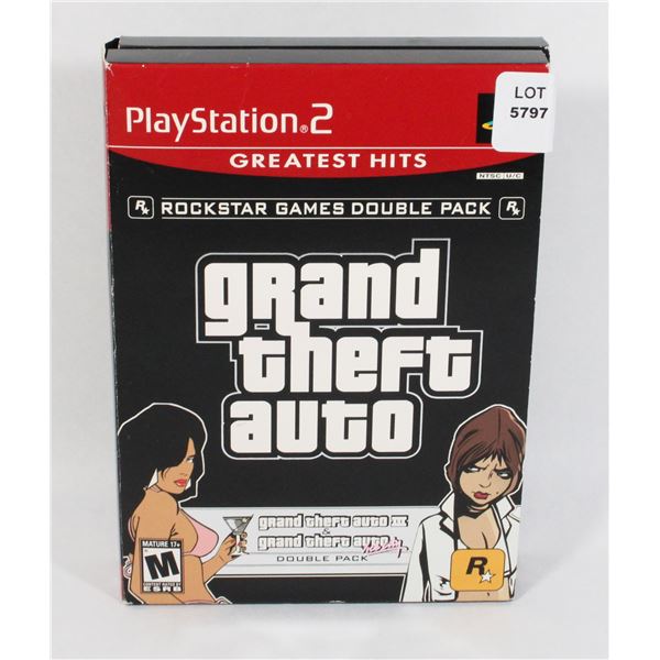 PLAYSTATION 2 ROCKSTAR GAMES DOUBLE PACK GRAND