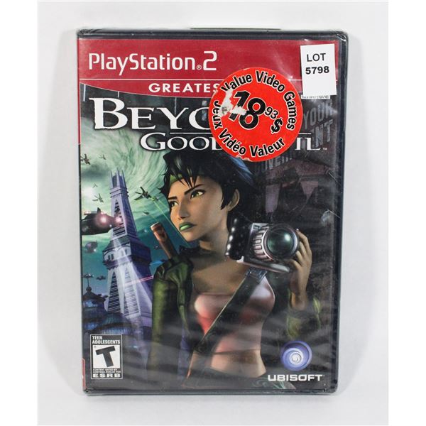 PLAYSTATION 2 *NEW, SEALED. BEYOND GOOD AND EVIL