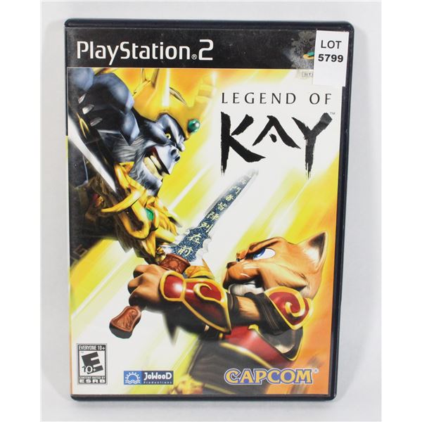 PLAYSTATION 2 LEGEND OF KAY PS2 GAME