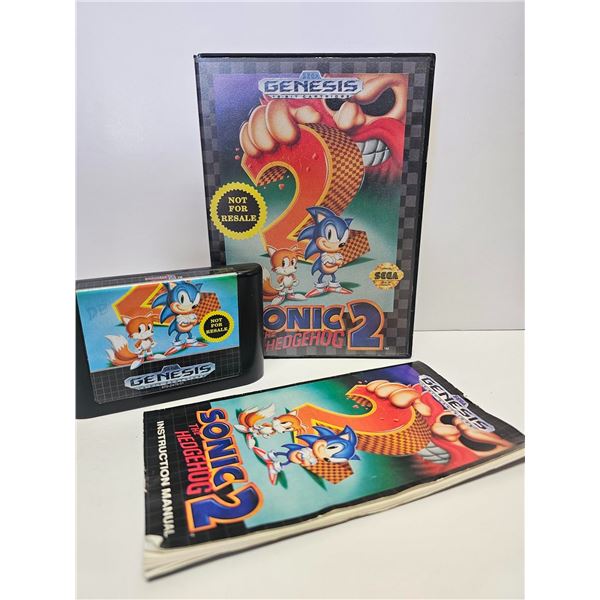 SEGA GENISIS SONIC THE HEDGEHOG 2 GAME