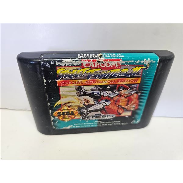 SEGA GENISIS STREET FIGHTER II SPECIAL CHAMPION