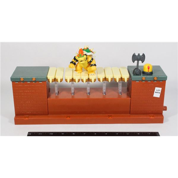 SUPER MARIO BROS DELUXE BOWSER BATTLE ACTION