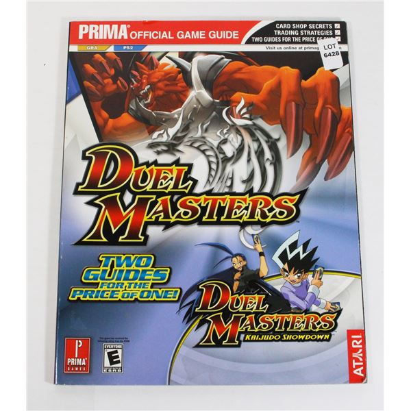 PRIMA OFFICIAL GAME GUIDE DUEL MASTERS AND DUEL