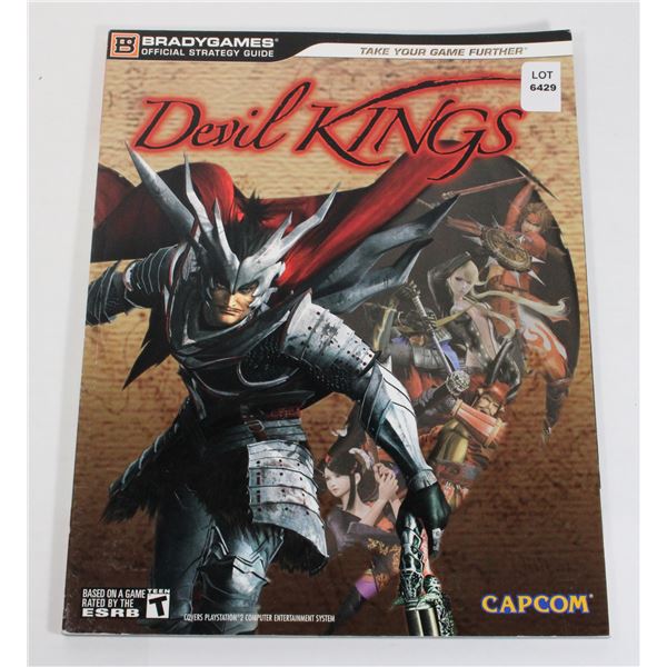 BRADYGAMES OFFICIAL STRATEGY GUIDE DEVIL KINGS