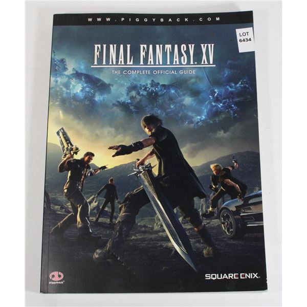 PIGGYBACK THE COMPLETE OFFICIAL GUIDE FINAL FANTASY