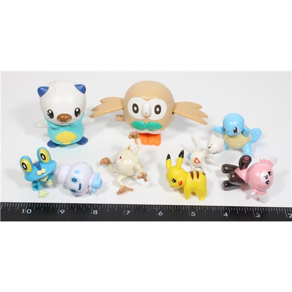 BUNDLE OF COLLECTIBLE POKEMON FIGURES