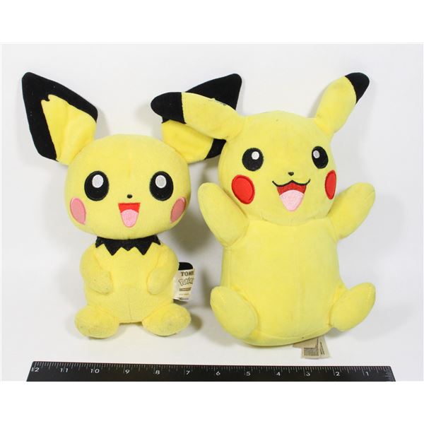 2 POKEMON STUFFED ANIMALS