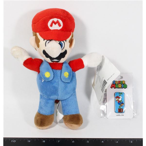 NINTENDO SUPER MARIO APPROX. 8" SUPER MARIO PLUSH
