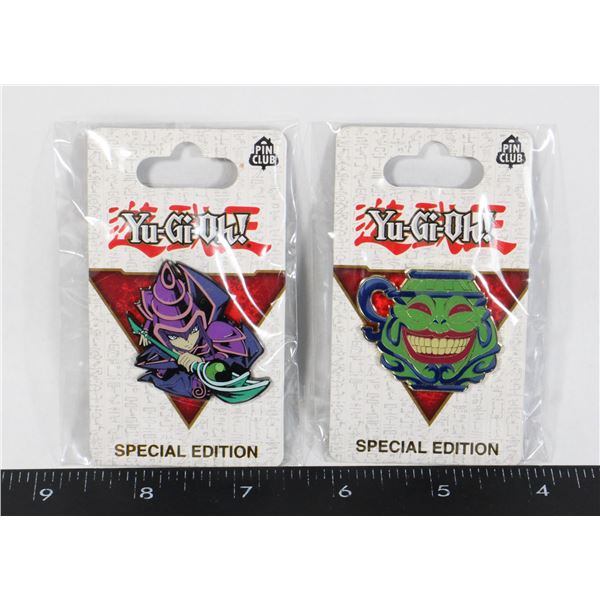 2 PIN CLUB YU-GI-OH! SPECIAL EDITION LAPEL PINS
