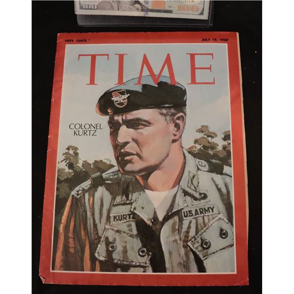 APOCALYSE NOW TIME MAGAZINE WITH COLONEL KURTZ ON THE COVER