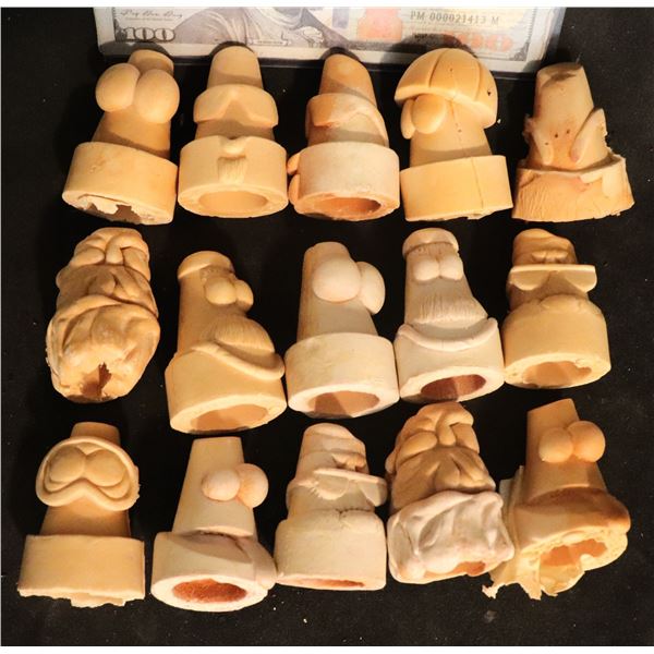 NO RESERVE LARGE CRAYON PUPPETS LOT OF 15