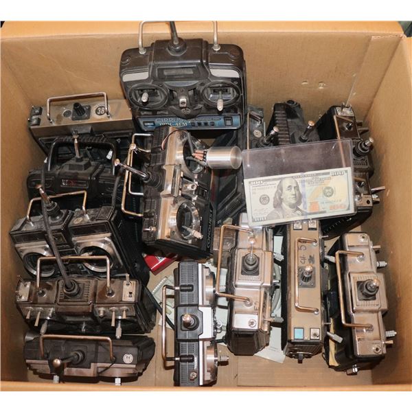 VINTAGE RADIO CONTROL LOT OF 15